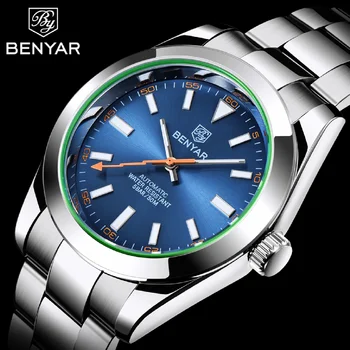 Benyar Skymaster vyriški laikrodžiai 2023 prabanga Top brand automatinė vyrų mechaninė laikrodžius vandeniui sporto laikrodis Reloj hombres