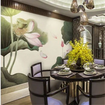 wellyu Individualų didelis tapetai, 3d HD ranka-dažytos naujas Kinų stiliaus freskos 