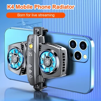 K4 Universalus Mobiliojo Telefono Radiatorių Žaidimas Aušintuvas Nešiojamų Aušinimo Ventiliatorius Šilumos Kriaukle