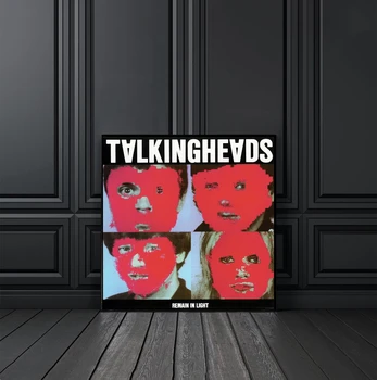 Talking Heads - Išlikti Šviesos Muzikos Albumo Viršelio Plakatas Drobė Spausdinti Rap Hip-Hop Muzikos Žvaigždė Dainininkas Sienų Tapybos Apdaila