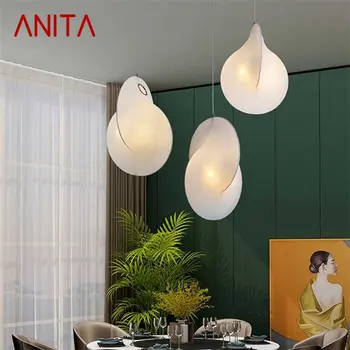 ANITA Šiaurės priedai veltiniams, vilna Lempa Kūrybos LED Dekoratyvinis Stalo Apšvietimas Baltos spalvos Šviestuvo Už Kambarį