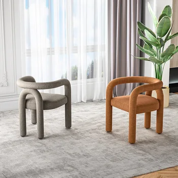 MOMO Fotelis Skandinavijos Dizainerių Kūrybos Lenktas Homestay Viešbutis Kašmyras Valgomojo Kėdę, Modelis Kambarys Atlošas Laisvalaikio Kėdė