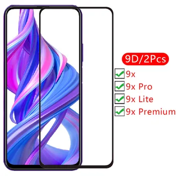 9d screen protector, grūdintas stiklas atveju huawei honor 9x pro lite premium dangtelį honer 9 x x9 light apsaugos telefonas coque