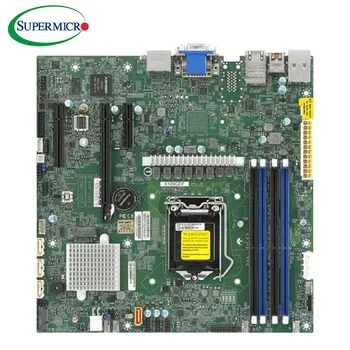 X12SCZ-QF UŽ Supermicro 10-OSIOS kartos LGA-1200 i9/i7/i5/i3 PIN Q470 DDR4-2933MHZ procesorius Patikrintas, Gerai bofore pristatymas
