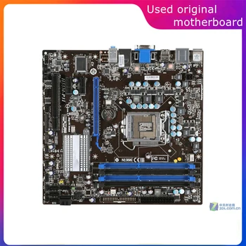 Naudoti LGA 1156 Intel H55 H55M-P31 M-MOKESČIŲ Kompiuterio USB2.0 SATA2 motininės Plokštės DDR3 16G Desktop Mainboard