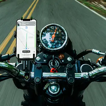 Naudinga Motociklo Telefono Laikiklis Anti-slip Erdvės taupymo Lengva Įdiegti 8-letena Fiksuotojo Motociklo Telefono Kalno Dviračiu Įranga