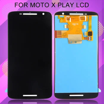 1PCS Išbandyti 5.5 Colių Motorola Moto X Žaisti LCD Touch Panel Ekrano skaitmeninis keitiklis Asamblėjos Moto X3 XT1560 Ekranas Su karkasu