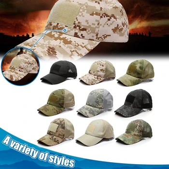 Lauko Sporto Kamufliažas Skrybėlę kepuraičių Paprastumo Taktinis karo Armijos Camo Medžioklės Skrybėlės Suaugusiųjų camo Kepurė hat bonnie skrybėlę
