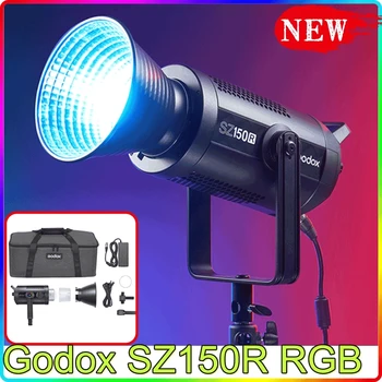 Godox SZ150R 150W RGB LED Vaizdo Šviesos Bowens Mount Full 2500-6500K 2.4 G Bevielio X Sistema Fotografijos Studijoje 