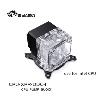 BYKSKI CPU Blokas Siurblio Rezervuare Combo Integruota AIO Vandens Radiatorius / Radiatoriai INTEL 1151 X99 X299 AMD AM3 AM4 / CPU-XPR-DDC-I