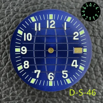 31,5 mm žalia C3 šviesos watch dial tinka NH35 judėjimo žiūrėti reikmenys privačių individualų logotipo rinkimas