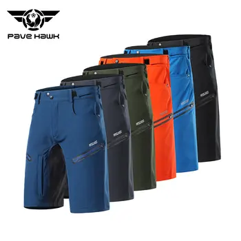 Vyrų Lauko Laipiojimo dviratininkų Šortai Multi-kišenės, Kvėpuojantis Atspindintis Sporto Penkių punktų Šortai Off-road Kalnų Dviračių Kelnės