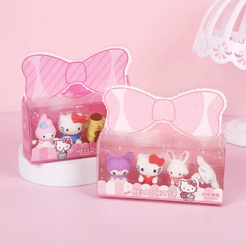 2023 Naujas Mažai Sanrio Kuromi Mano Melodija Cinnamoroll Animacinių Filmų Anime Hello Kitty Mergaitės Duomenys Princesė Mielas Įdomus Trintukas