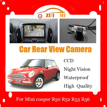 Automobilio Atbulinės Galinio vaizdo Kamera, Mini cooper, R50, R52, R53 R56 CCD Full HD Vandeniui Naktinio Matymo Atsarginės automobilio Parkavimo Kamera