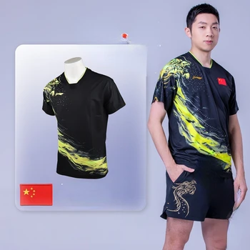 Xu Xin Rinktinės Stalo Teniso Drabužiai, Sportiniai marškinėliai Vyrams Moterų Badmintono Sporto Megztiniai Viršų Pamušalas 2023
