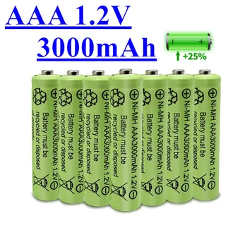 2023 lote 1,2 V 3000 mAh NI-MH AAA Pre-cargado bateras recargables NI-MH recargable AAA batera para juguetes micrfono de la cmara