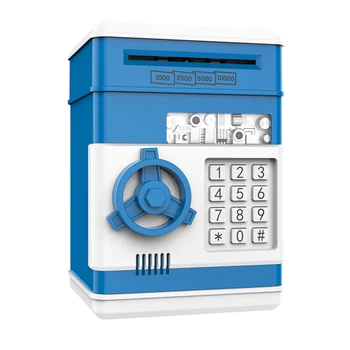 Elektroninių Piggy Bank Mini ATM Slaptažodį Pinigai Banke Pinigai Monetų Taupymo Dėžutė Auto Pažymėkite Popieriaus Skaičiuoja Savo Pinigus Vaikams Banko Dėžutę