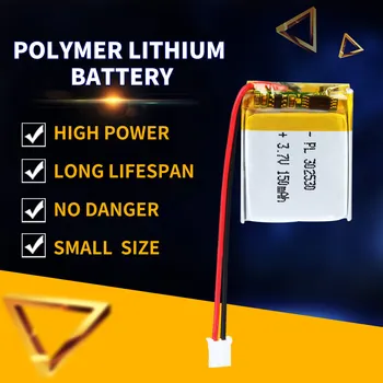 302530 3.7 V 150mAh Įkraunama Ličio Baterija Polimero Li-ion Baterijos Wtih apsauginis Dangtis Elektroninių Skaitmeninių Produktų
