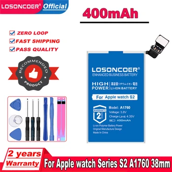 LOSONCOER 400mAh A1760 Baterija Apple žiūrėti Serija 1 Ir Serija 2 38mm 42mm Realias galimybes Series1 Series2 Baterija
