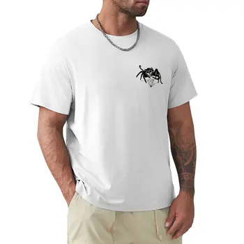 jumping voras, laukinės gamtos, pavyzdžiui, gyvūnų spausdinti, unikalių meno Marškinėliai vyras berniukai white t marškinėliai T-marškinėliai vyrams medvilnės