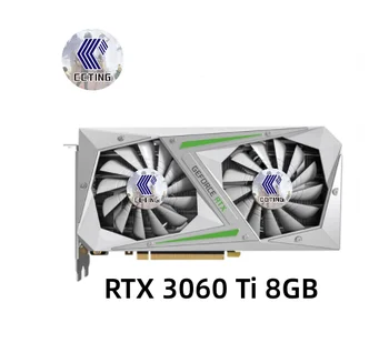 CCTING Grafika Kortelės RTX 3060 Ti 8GB GDDR6 256bit NVIDIA GPU 8Pin HDMI*1 DP*3 PCI Express 4.0 x16 RTX3060Ti 8G Žaidimų Vaizdo plokštės