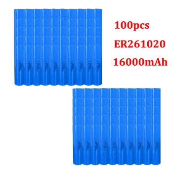 100vnt 3,6 V ER261020 Ličio Baterija Li-SOCl2 CC Dydis Didelio pajėgumo (ne įkraunamas Pirminės ličio sulfitas polimerų baterija