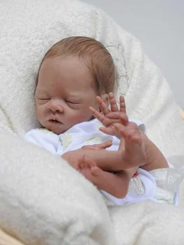 15 Colių Lėlės Reborn Rinkinio Patogu Lėlės Daisy Saldus Miega Kūdikis Unpainted Nebaigtų Lėlės Dalys 