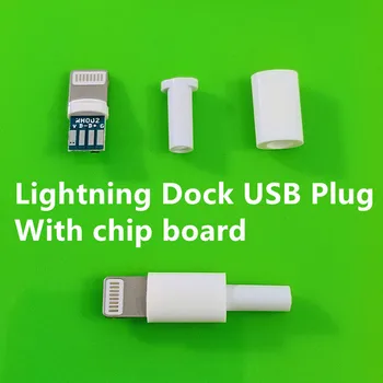 4pcs/pak YT2157Y Žaibo Dock USB Kištukas su Drožlių ir ne Drožlių plokščių 