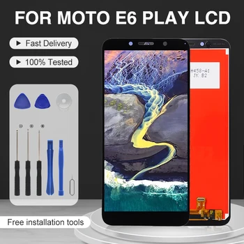 5.5 Colių XT2029 Ekraną, kad Motorola Moto E6 Žaisti LCD Touch Panel Ekrano skaitmeninis keitiklis Asamblėjos Įrankiai Nemokamas Pristatymas