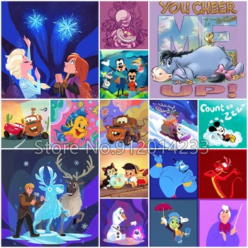 Disney Animacinių filmų Personažus, Diamond Tapyba 