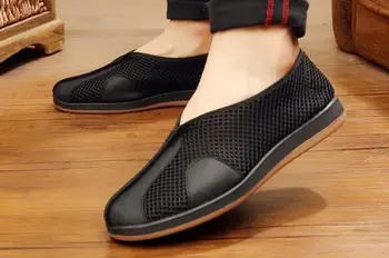Vasaros unisex chi shaolin monks KUNGFU batai kung fu wushu sandalai Kovos menų batai taiji daoizmas batai juoda