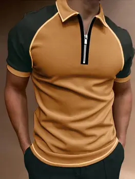 Naujas Vyrų T-shirt Vasaros Slim Montavimo Kasdien Nešioti Trumpas Rankovėmis Kratinys Spalvų marškinėliai trumpomis Rankovėmis Vyrams Viršų